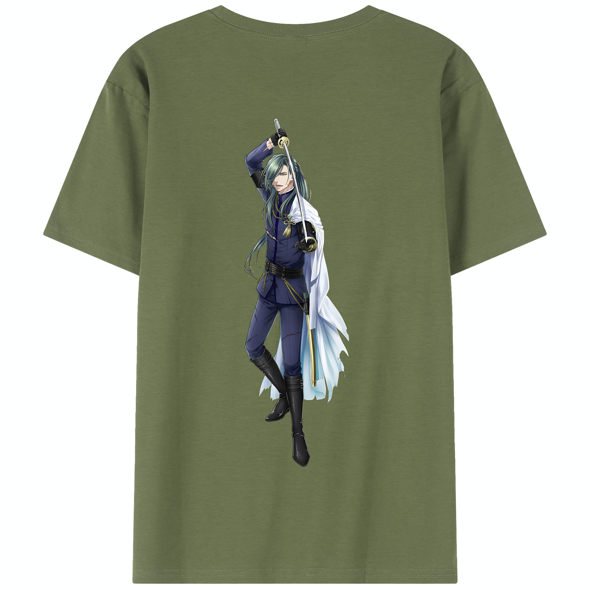 （画像用） 刀剣乱舞 Touken Ranbu 綿100％半袖Tシャツ（背面プリント）